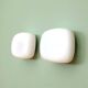Pair white glass lights for ceiling or wall
