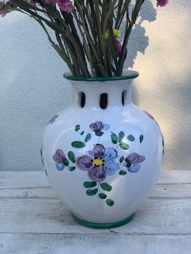 Vase vintage fleuri