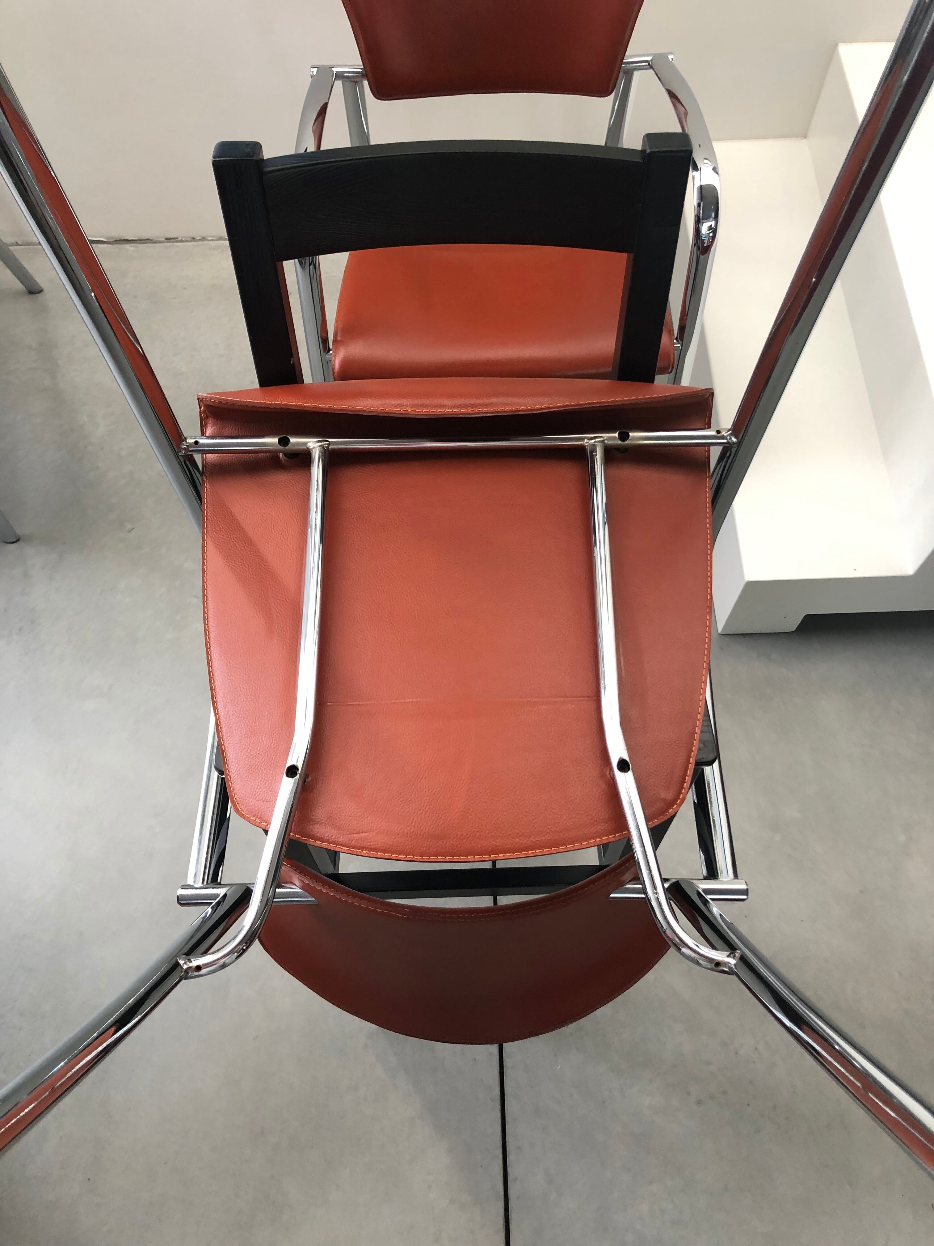 Set of 6 american design chairs, Brayton international