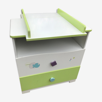 Baby Dresser and removable changing table location