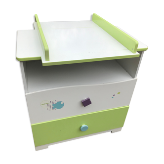 Baby Dresser and removable changing table location