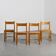 Suite de quatre chaises Maison Regain, circa 1970