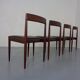 Mid-Century Danish Chairs, 1960s, Set of 4