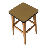 Vintage wood and formica stool
