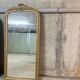 Miroir ancien Louis Philippe fronton doré - 191 x 90 cm
