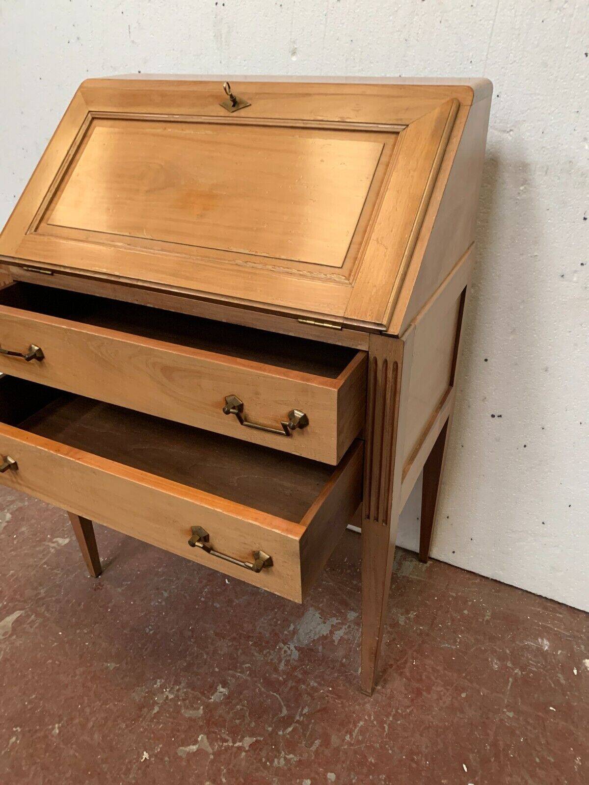 Louis XVI style cherrywood slant-front desk