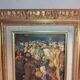 Oil on canvas "In the Crowd" by Victor Prokopenko - Wooden frame