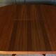 Table Baumann scandinave ronde 1970 rallonges a systeme 4 à 8 personnes
