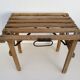 Siège pliant ancien en bois