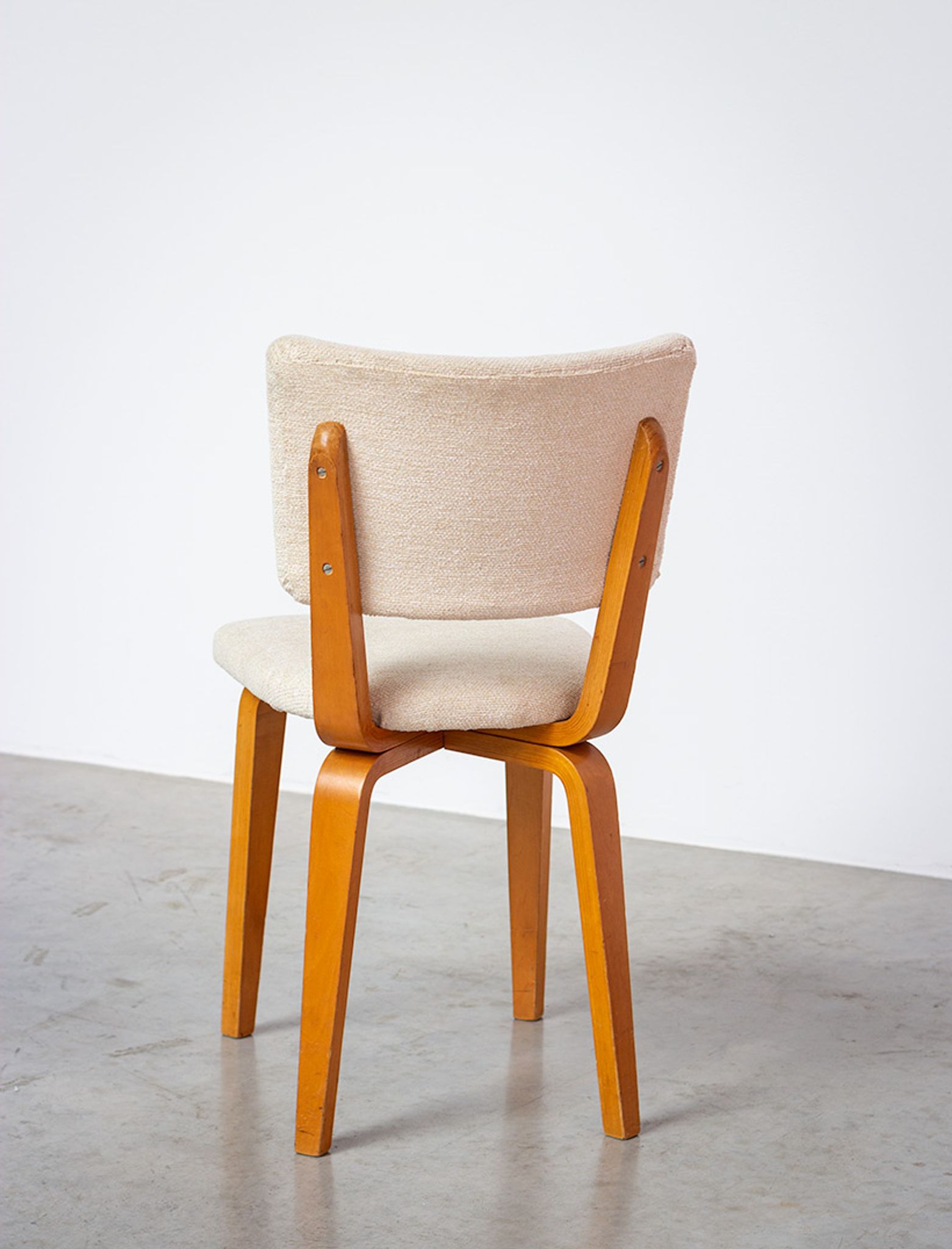 4 chaises de Cor Alons bois 1950