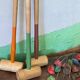 Old living room croquet game
