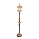 Magpie lamp, Murano crystal and gold powder, Barovier & Toso, 50's
