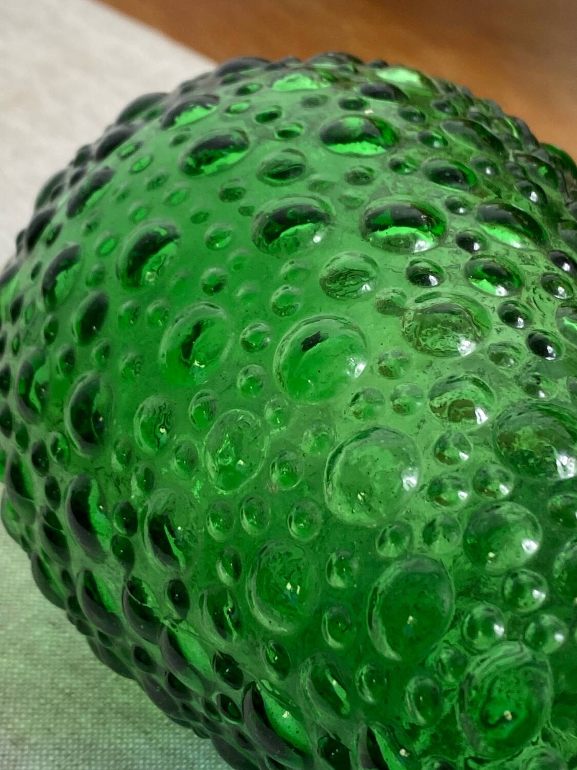 Vintage Empoli glass carafe from Italy