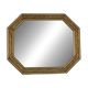 Small octagonal art nouveau mirror
