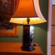 Lampe pagode , abat jour soie