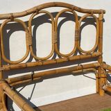 Bamboo lamp Manou. Vintage 70s.