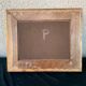 Framed painting of chickens in a chicken coop signed romania