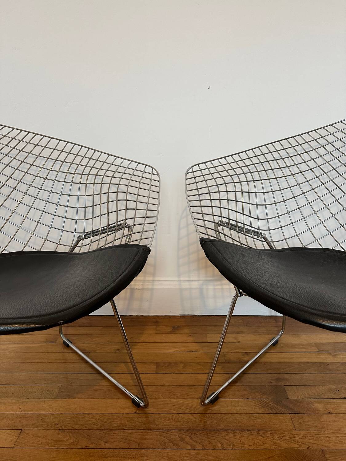 Paire de fauteuils Diamond par Harry Bertoia pour Knoll vintage
