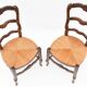 Suite of 4 mulched chairs