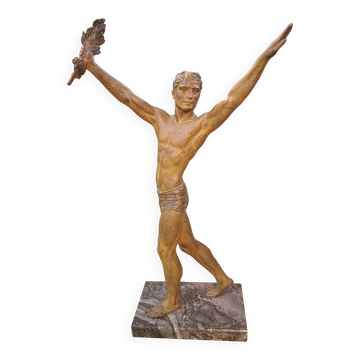 Art Deco statue "The Victory"