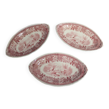 Suite de 3 Raviers rouges Burgenland Villeroy & Boch