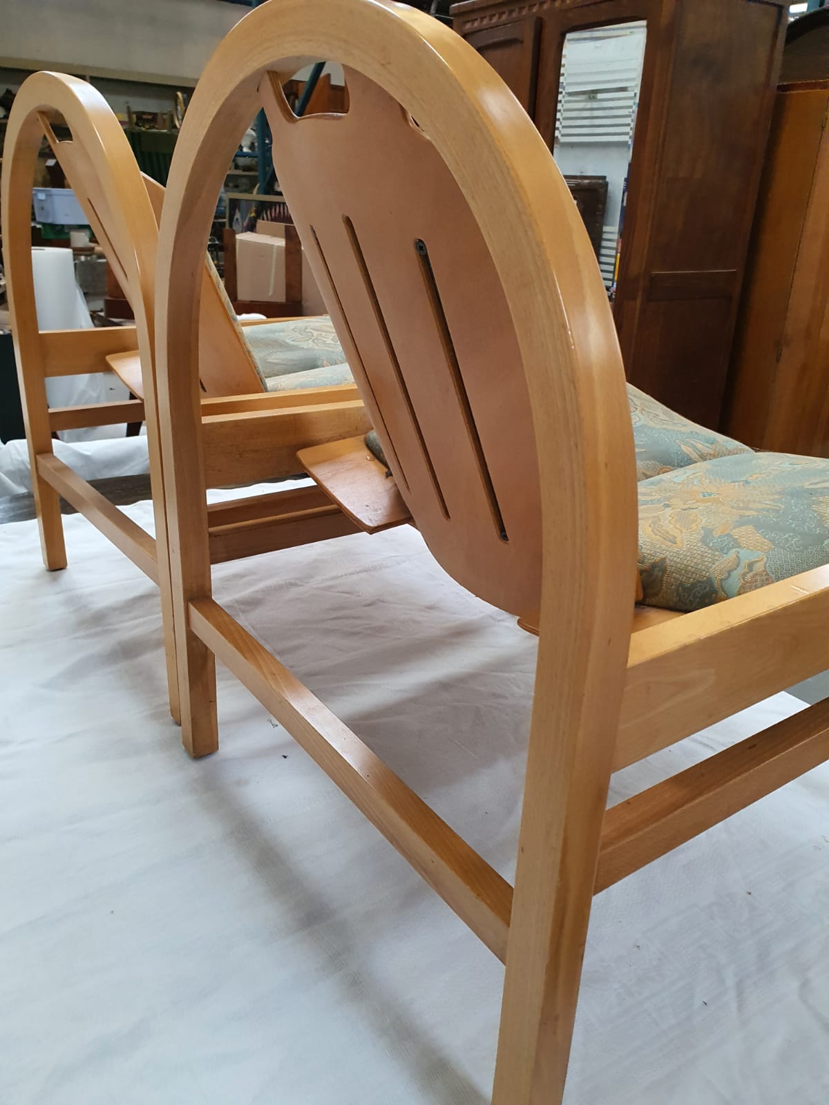 Pair of lounge armchairs Baumann model argos year 70 vintage