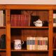bibliothèque ouverte en chêne claire-19° siècle