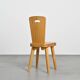 High-back chair by Christian Durupt, Méribel 1960