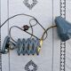 HALA Lamp Scissors Zigzag Wall Busquet H Mid Century 50 60 Vintage From