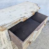 Patinated chest of drawers