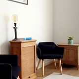 Wooden curtain cabinet