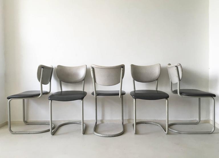 Set of 10 chairs Gebroeders de Wit for Wit Schiedam of model 2011