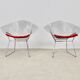 Diamond chairs by Harry Bertoia for Knoll, 1980s