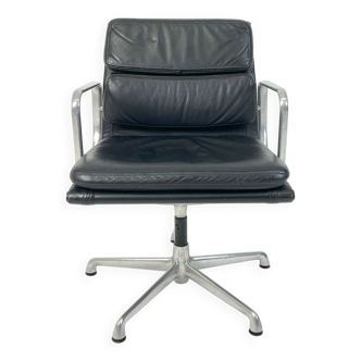 Coussin souple Icf EA208 en cuir noir