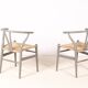 2 chaises Hans J. Wegner CH24 "Wishbone" pour Carl Hansen & Søn
