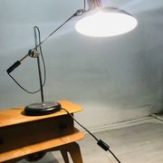 Grande lampe chromée