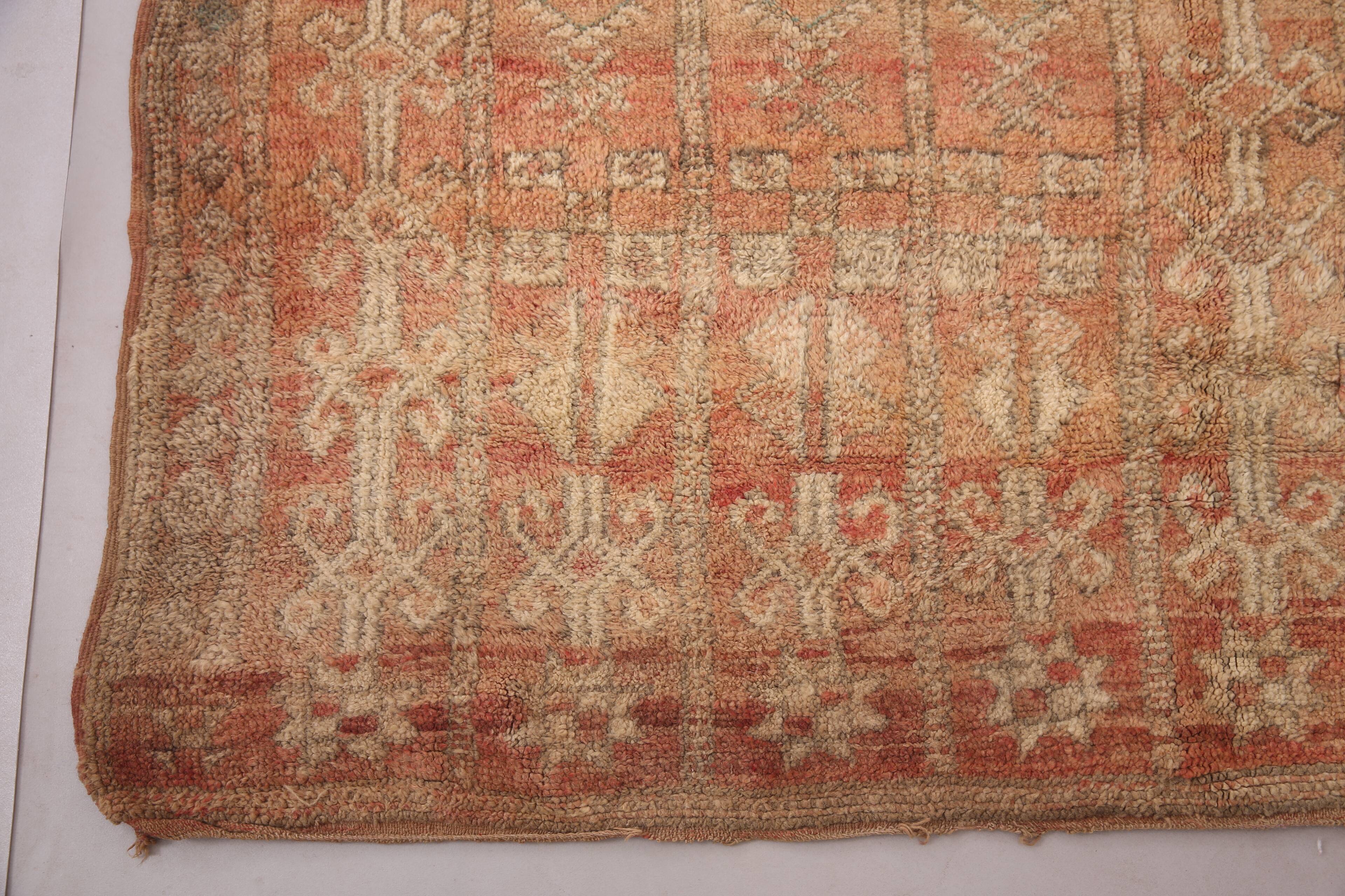 Vintage Moroccan Rug 177 x 242 cm- Authentic berber rug - Wool Rug Handmade