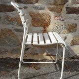 Chair battened vintage 40s