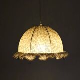 Suspension dôme arrondi avec volants Margaret imprimée "brindilles"