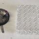 Ceiling light or wall sconce in moulded glass - mid 20th century.