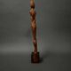 Carved wooden sculpture of a woman by Calin Hentea, 20th century