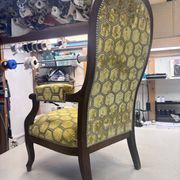 Fauteuil Voltaire à crémaillère