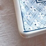 Japanese tray in enamelled sheet metal with Imari decoration 1960