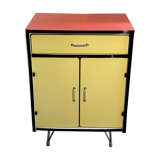 Buffet bas rockabilly vintage en formica structure eiffel.