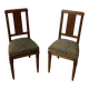 Duo of art deco chairs