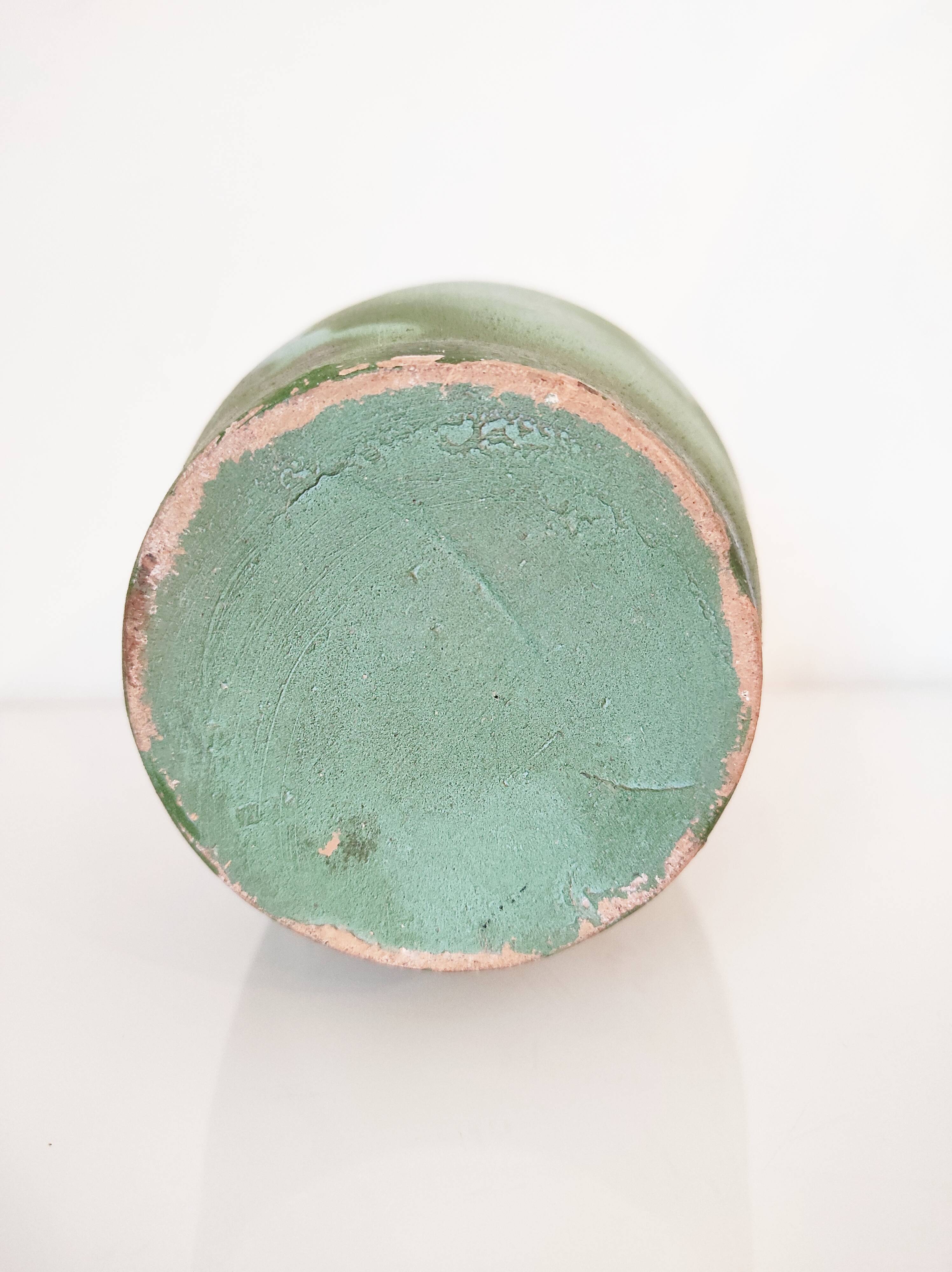 Painted Art Deco vase, 29.5 cm