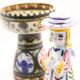 Angel slip candle holder from Secla Portugal