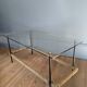 50s metal and rope coffee table