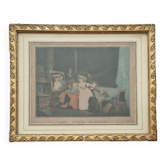 Philibert Louis Debucourt (1755-1832) - 19th Century Engraving - The Two Kisses