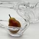 Large crystal centrepiece Art Vannes & matching swan – 54 cm